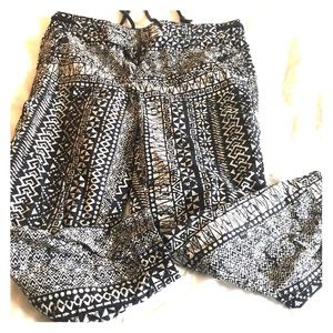 Patterned Loft Pants